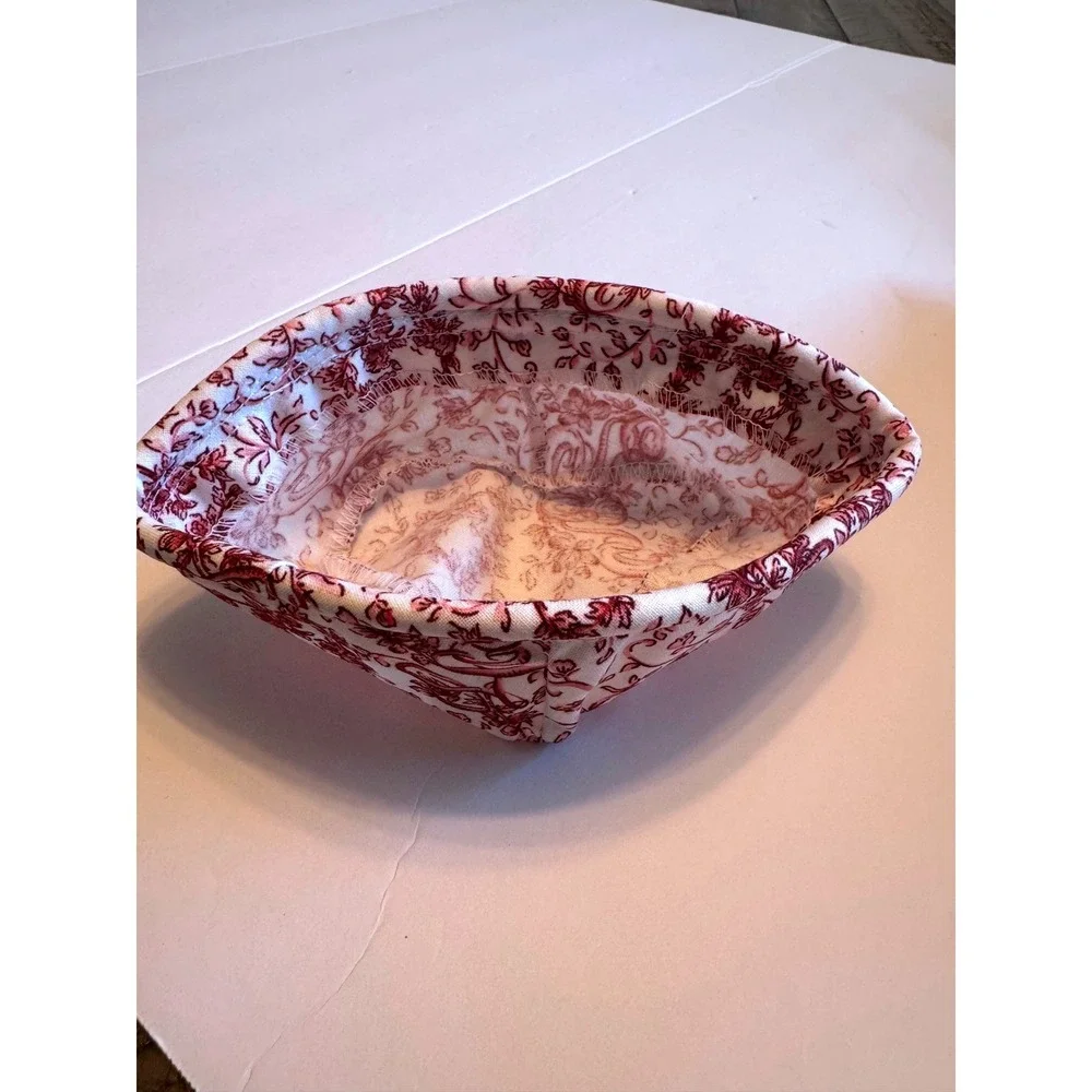 Longaberger Little Love Red Corded Small‎ Basket Liner New